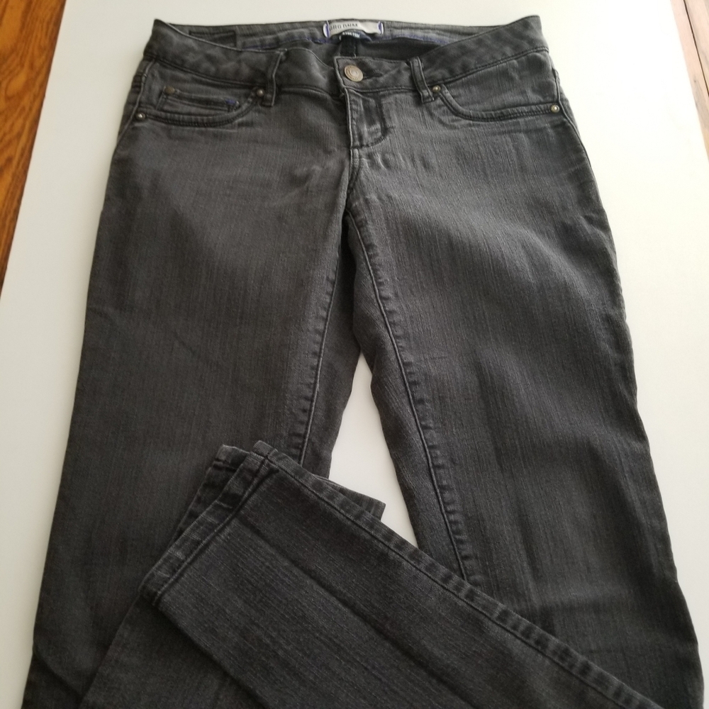 Garage GRG DNM Black Stretch Skinny Jeans Women’s Size 7 Faded Wash
